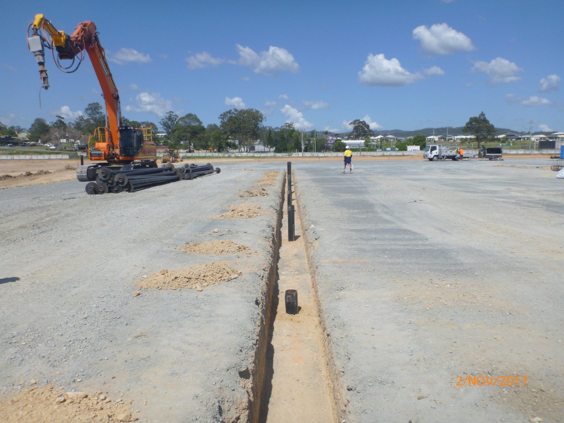 Pimpama Shopping Centre - Screw Piles