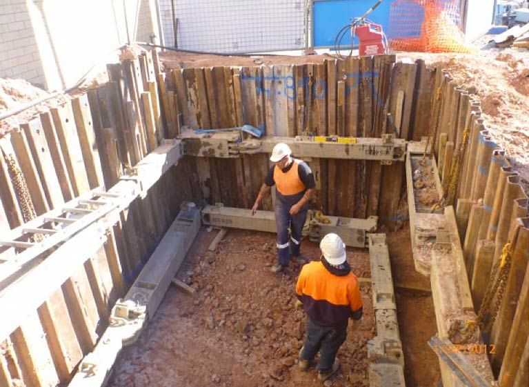 Steel Sheet Piles - QE2 Emergency Department