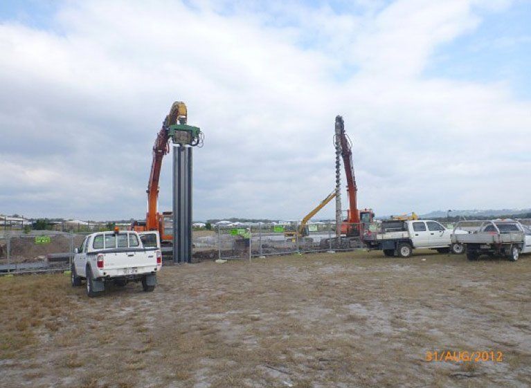 Steel Sheet Piles - Freshwater Street, Brightwater