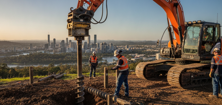 screw piling brisbane